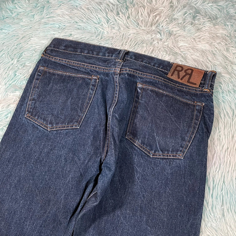Vintage Navy Ralph Lauren Selvedge Jeans - W36 L32