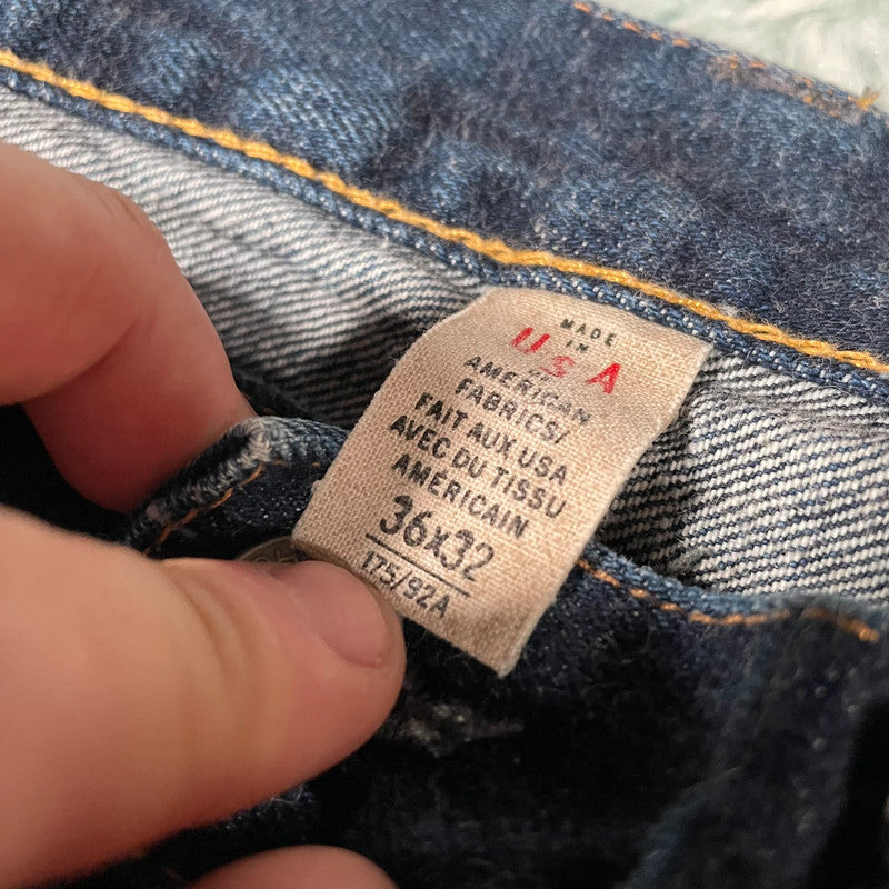 Vintage Navy Ralph Lauren Selvedge Jeans - W36 L32