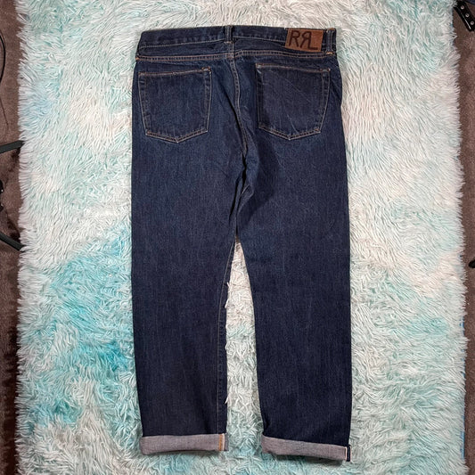 Vintage Navy Ralph Lauren Selvedge Jeans - W36 L32
