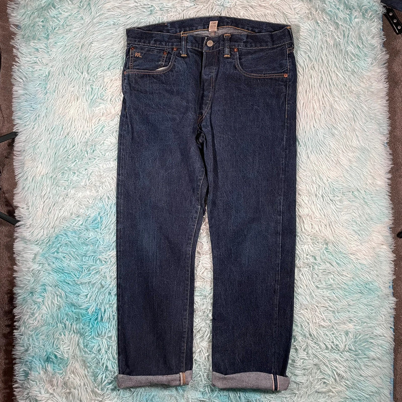 Vintage Navy Ralph Lauren Selvedge Jeans - W36 L32