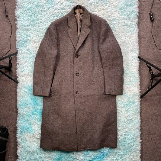 Vintage 90s Long Overcoat - Medium