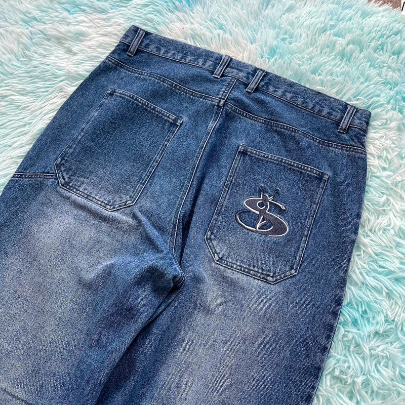 Blue Yardsale Baggy Jeans Sample - 36W