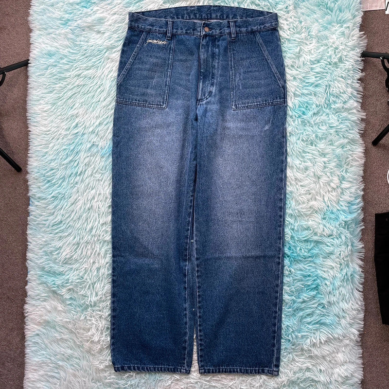 Blue Yardsale Baggy Jeans Sample - 36W