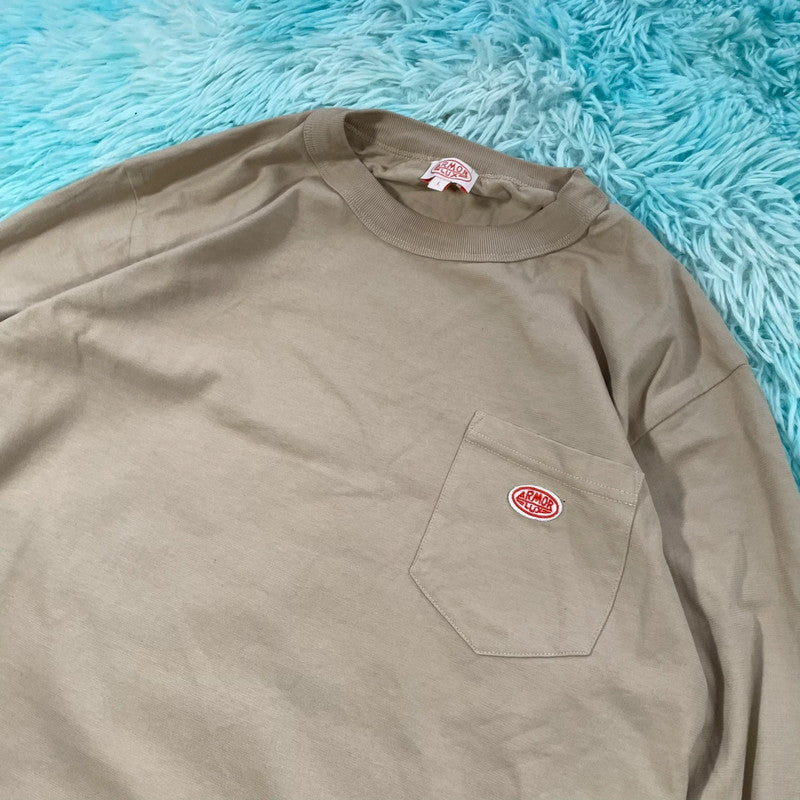 Beige Armor-Lux Long Sleeve T Shirt - Large