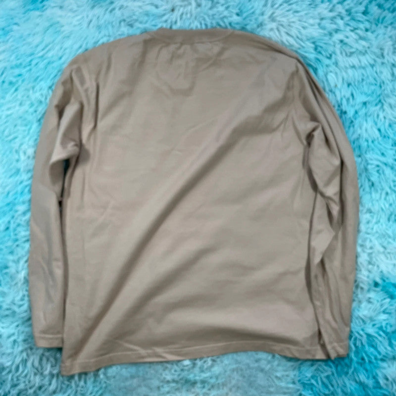 Beige Armor-Lux Long Sleeve T Shirt - Large