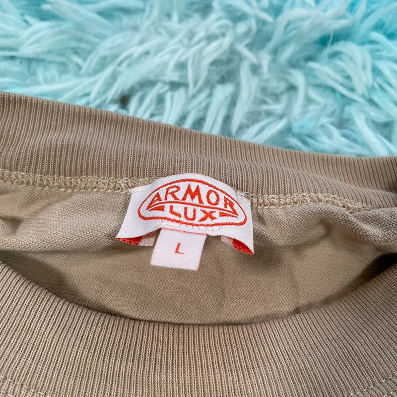 Beige Armor-Lux Long Sleeve T Shirt - Large