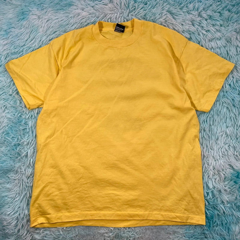 Vintage 90s Yellow Delta Fraternity Graphic T Shirt - XL