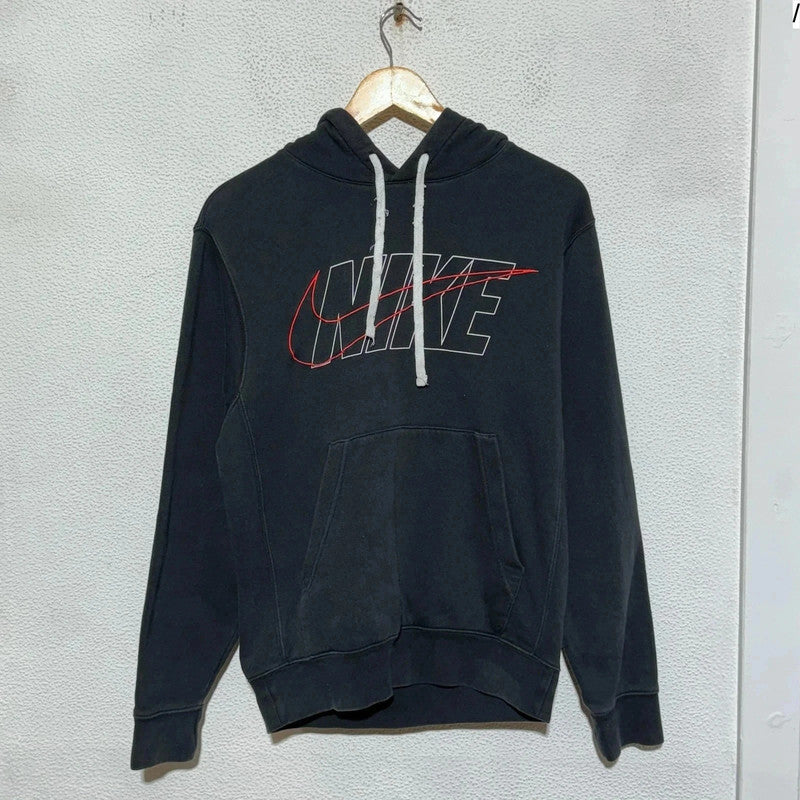 Black Nike Club Hoodie Spellout - XS