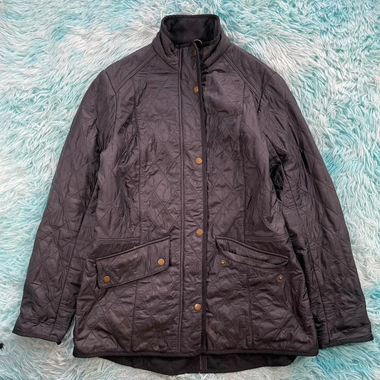 Black Barbour Quilted Jacket - Size 14