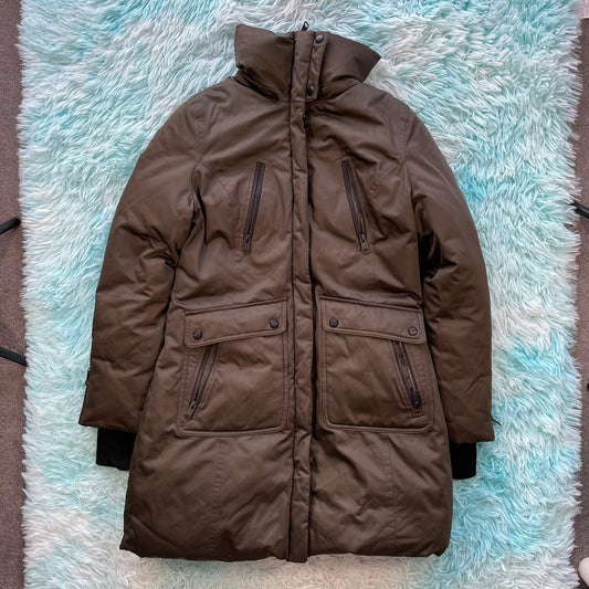 Brown Soia & Kyo Puffer Jacket - Medium