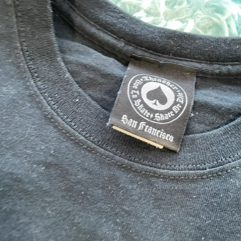 Black Thrasher T Shirt - Medium