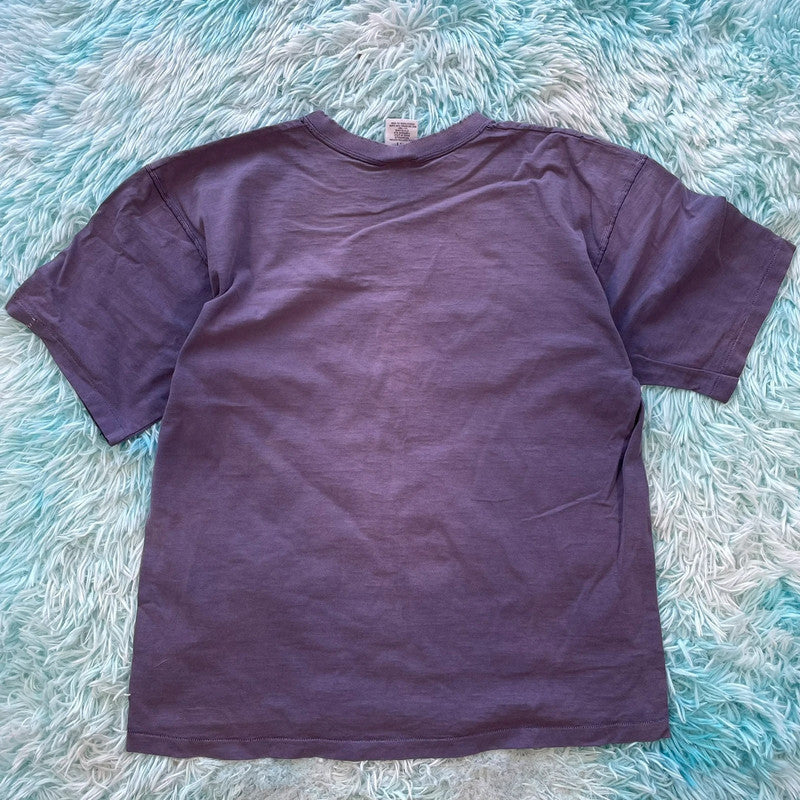 Vintage 90s Navy Gap Blank T Shirt Single Stitch - Large