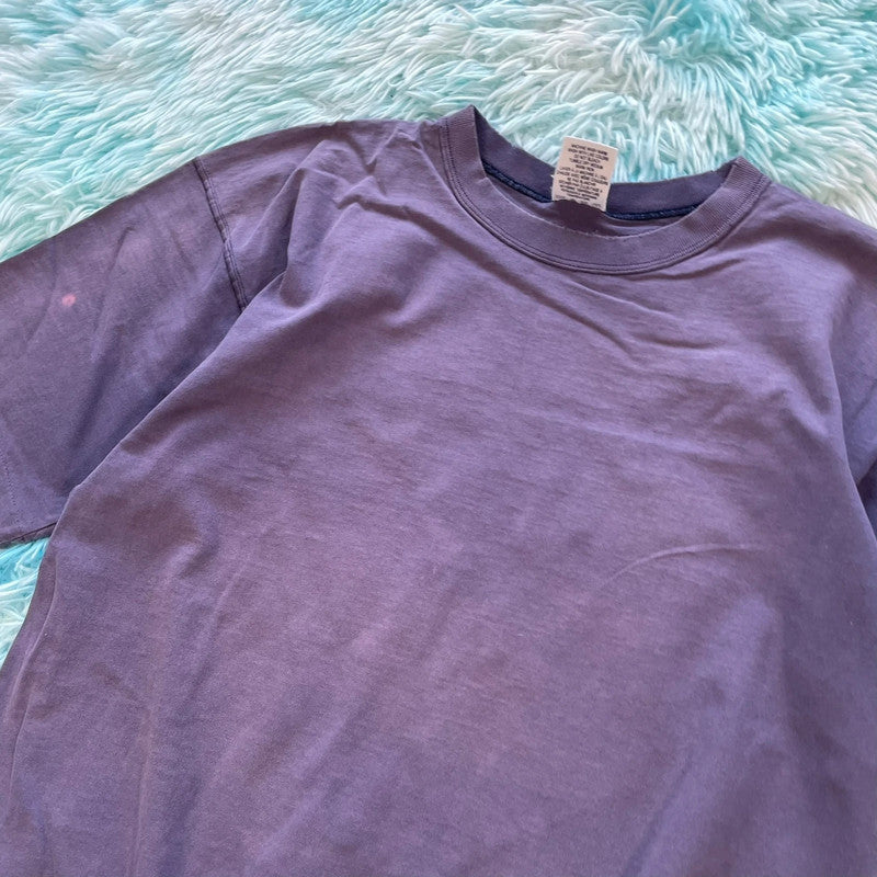 Vintage 90s Navy Gap Blank T Shirt Single Stitch - Large