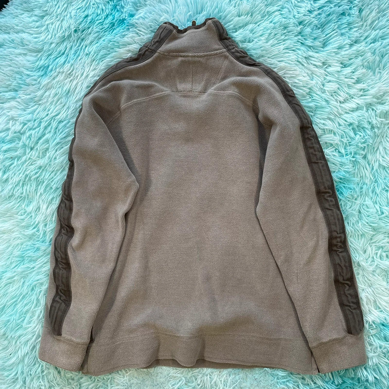 Vintage Grey FatFace 1/4 Sweatshirt Heavyweight - Medium
