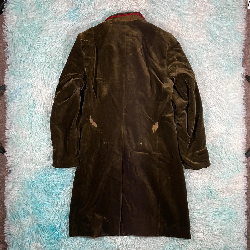 Vintage Khaki Gaisberger Austrian Suede Jacket - Small
