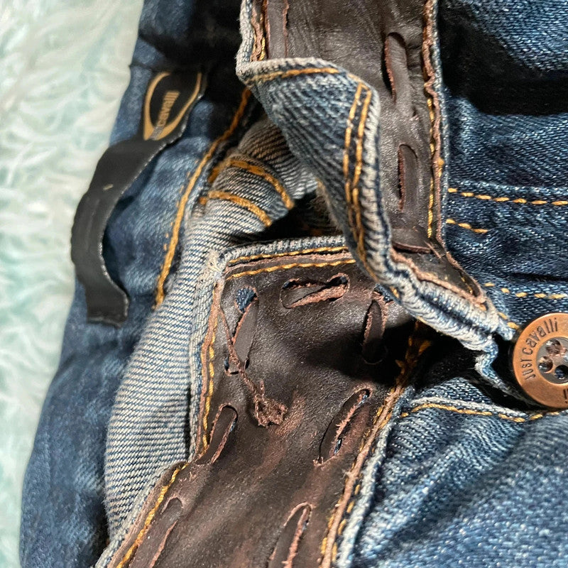 Vintage Just Cavalli Jeans Bleach Patterned - 38W