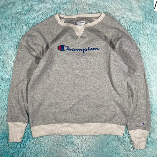 Grey Champion Baseball Sweatshirt - Large
