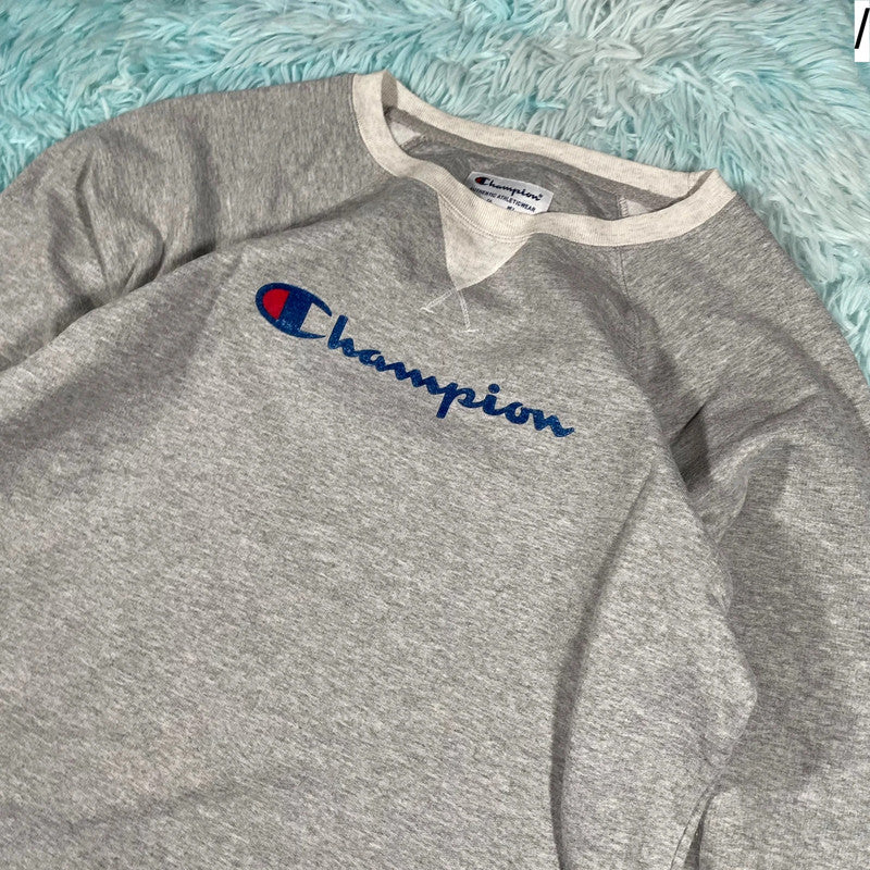 Grey Champion Baseball Sweatshirt - Large