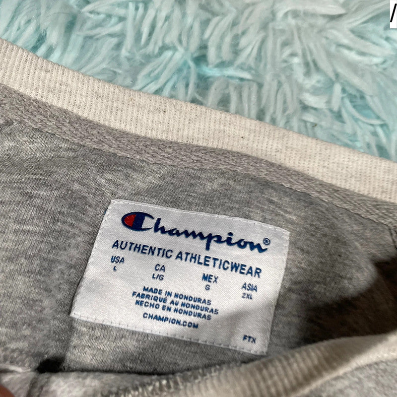 Grey Champion Baseball Sweatshirt - Large
