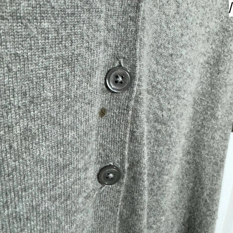Grey Ralph Lauren Cashmere Cardigan - Medium