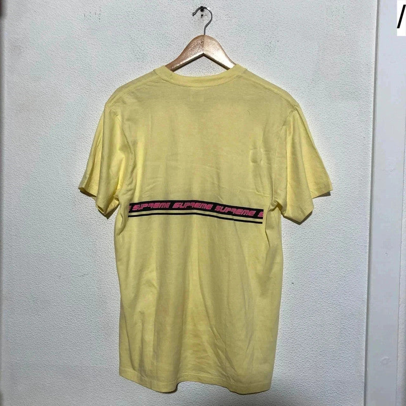 Yellow Supreme T Shirt Graphic - Medium