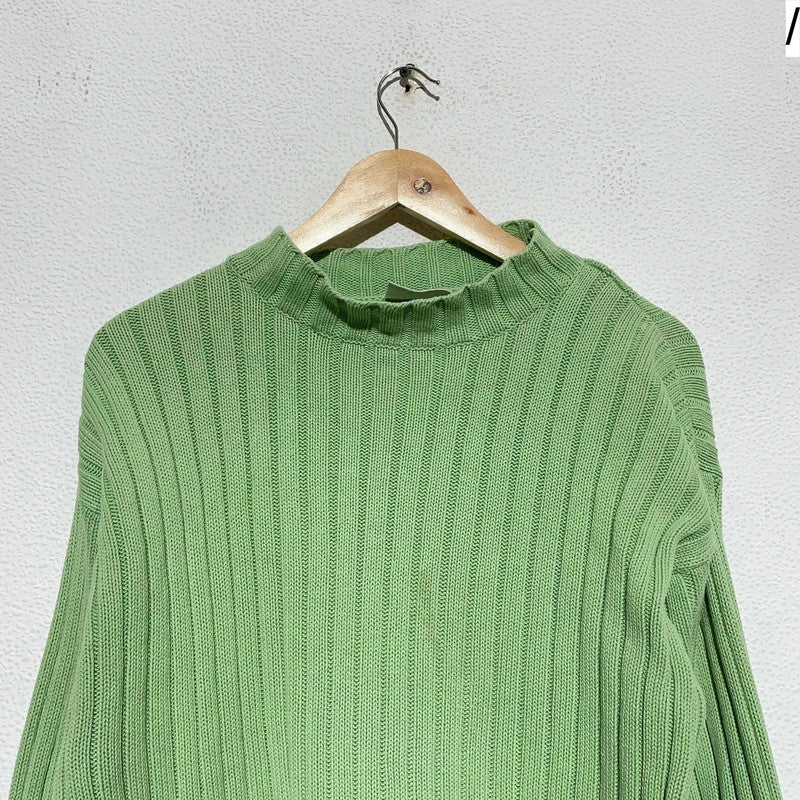 Vintage 00s Green Heavyweight Knitted Jumper BHS - Size 14