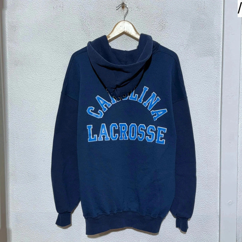 Vintage 00s Navy Carolina Lacrosse Hoodie - XXL