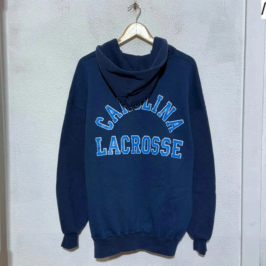 Vintage 00s Navy Carolina Lacrosse Hoodie - XXL