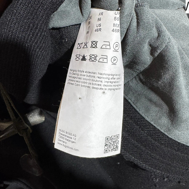 Black Hugo Boss Duffle Coat - XL