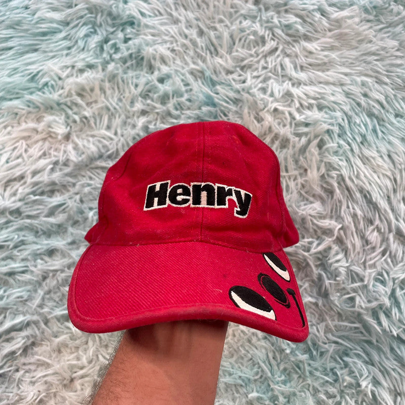 Vintage Red Henry the Hoover Cap