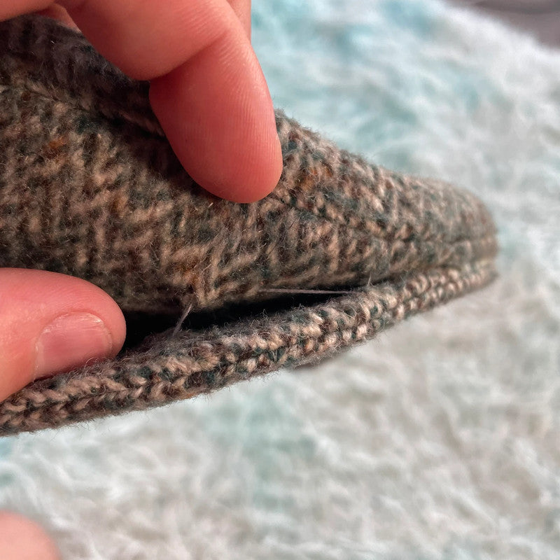 Vintage 90s Donegal Tweed Farmer Flatcap
