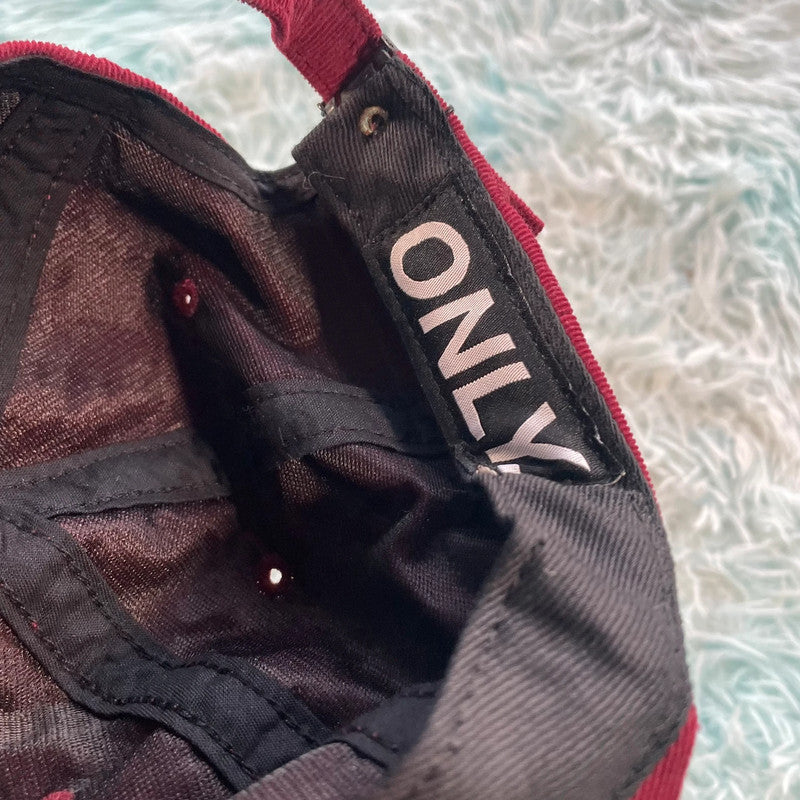 Red Corduroy Only Cap