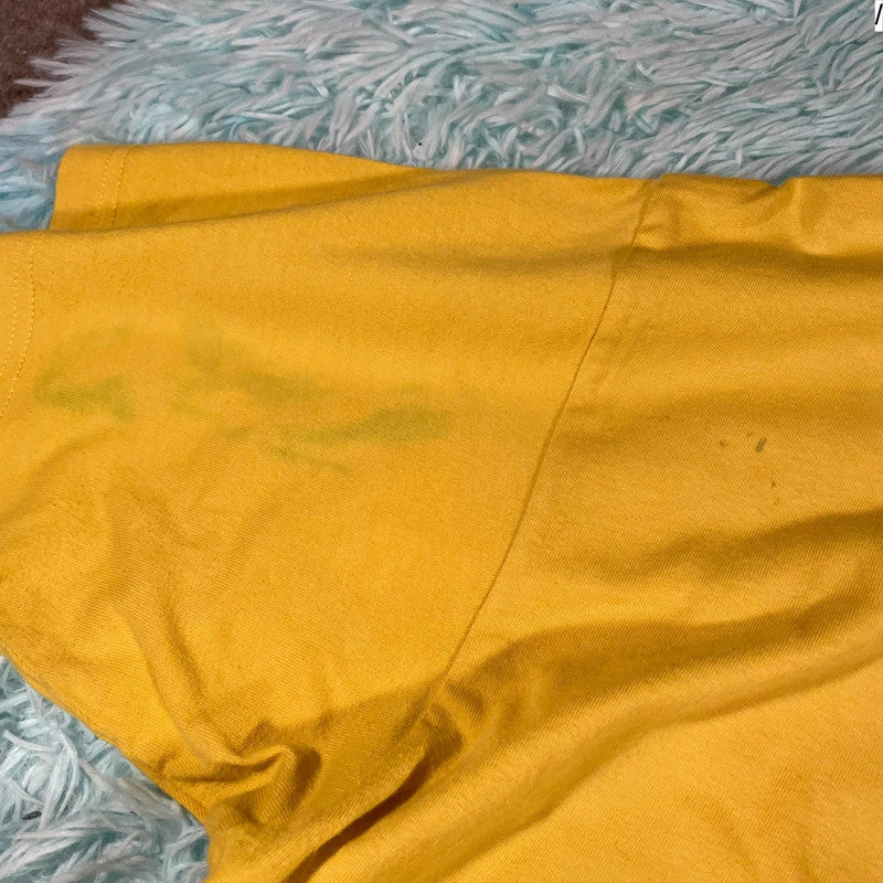 Vintage 90s Yellow Nike T Shirt - Medium