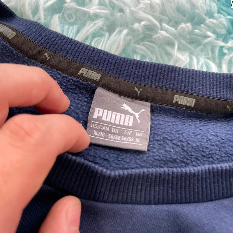 Navy Puma Sweatshirt - XL