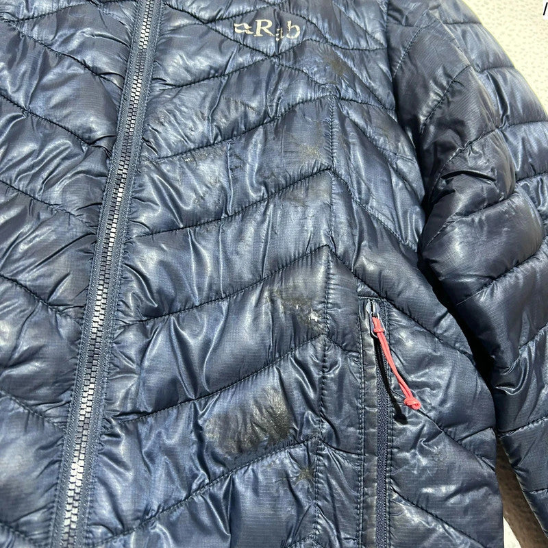 Navy Rab Puffer Jacket - Size 10