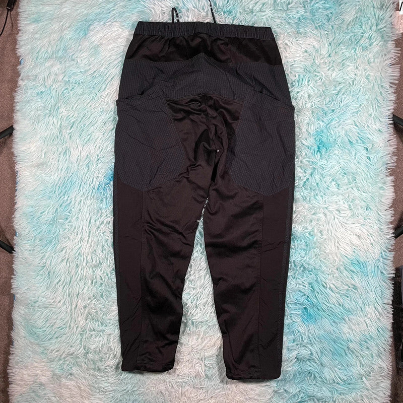Black Adidas Ripstop Tracksuit Bottoms - Small