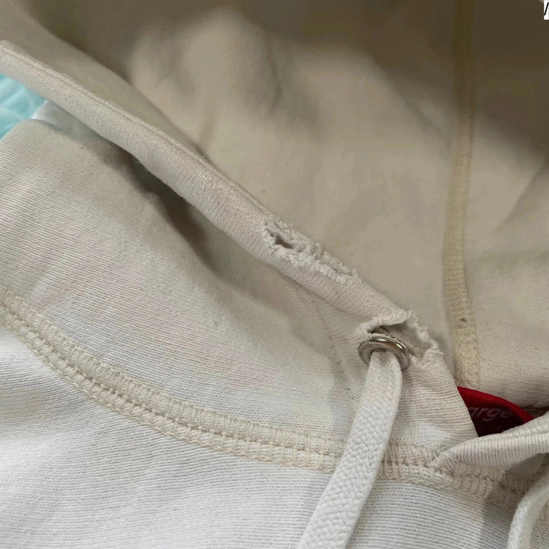White Supreme Hoodie - Large