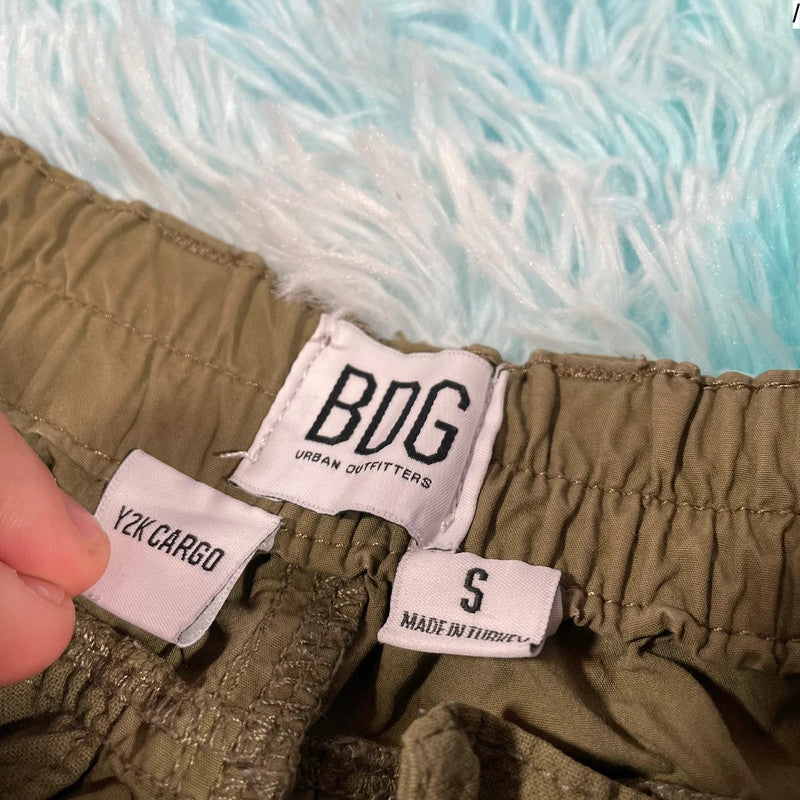 Khaki BDG Y2K Cargo Pants Baggy Urban Outfitters - Small