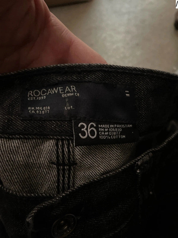 Vintage Black Rocawear Baggy Jeans - 36W 32L