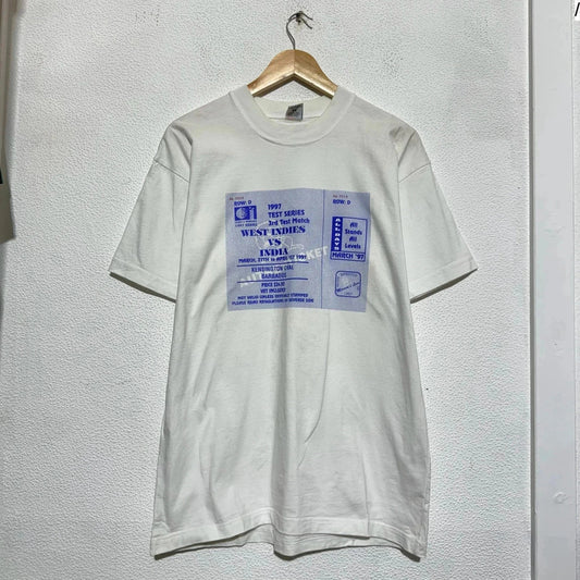 Vintage 1997 England Cricket T Shirt - Large