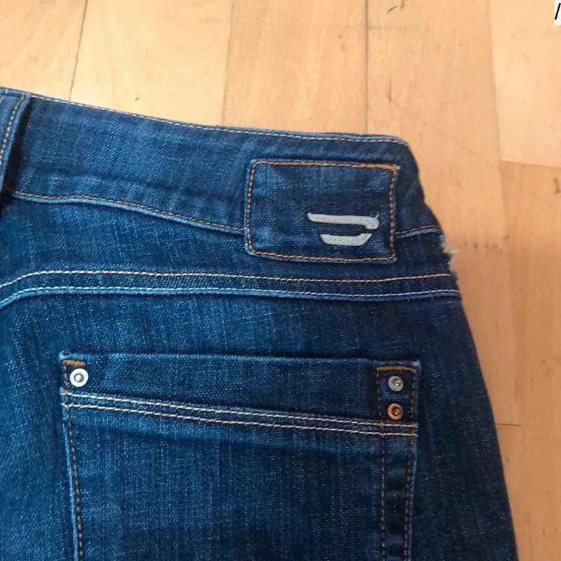 Vintage Y2K Navy Diesel Bootcut Jeans - 26W 30L