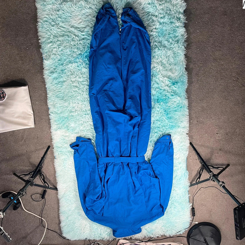 Vintage 90s Blue Adidas Full Ski Suit - Medium