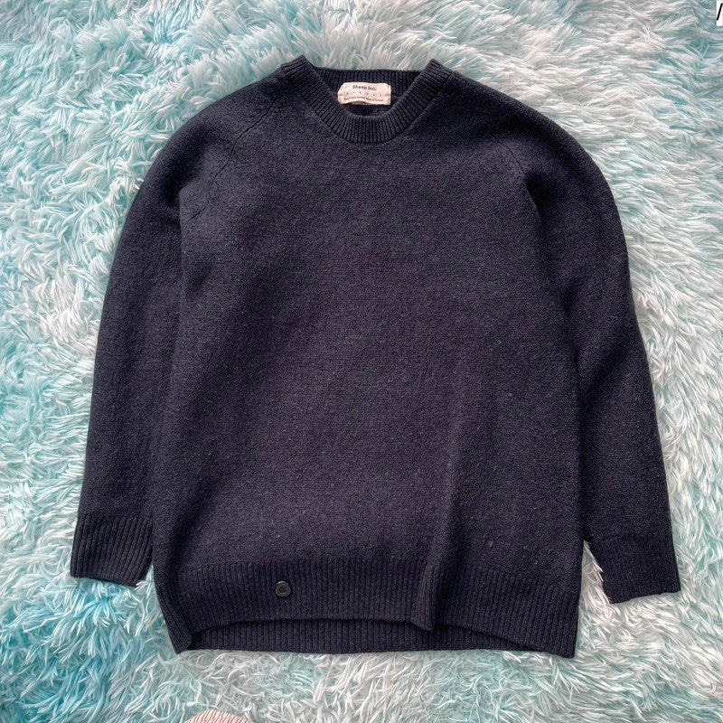 Navy Sheep Inc Knitted Jumper - Large