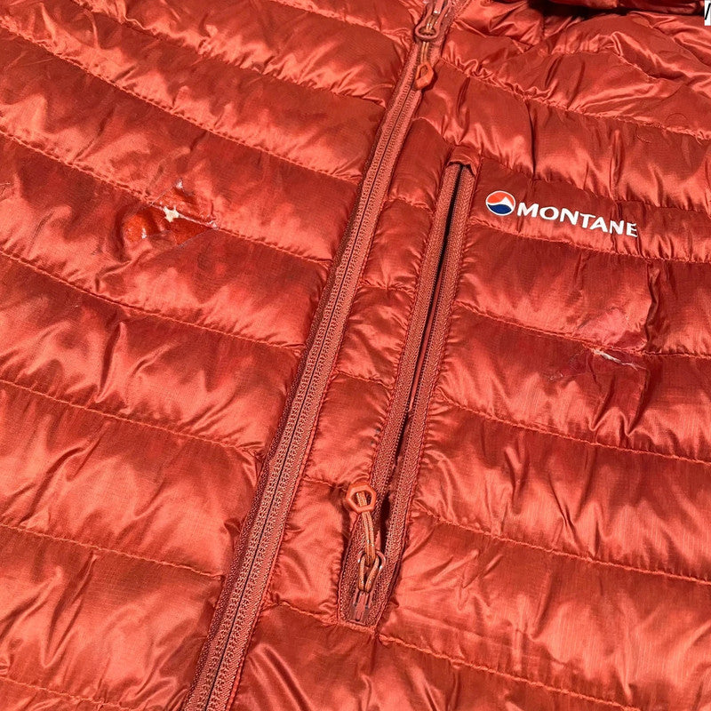 Orange Montane Down Puffer Jacket - Medium