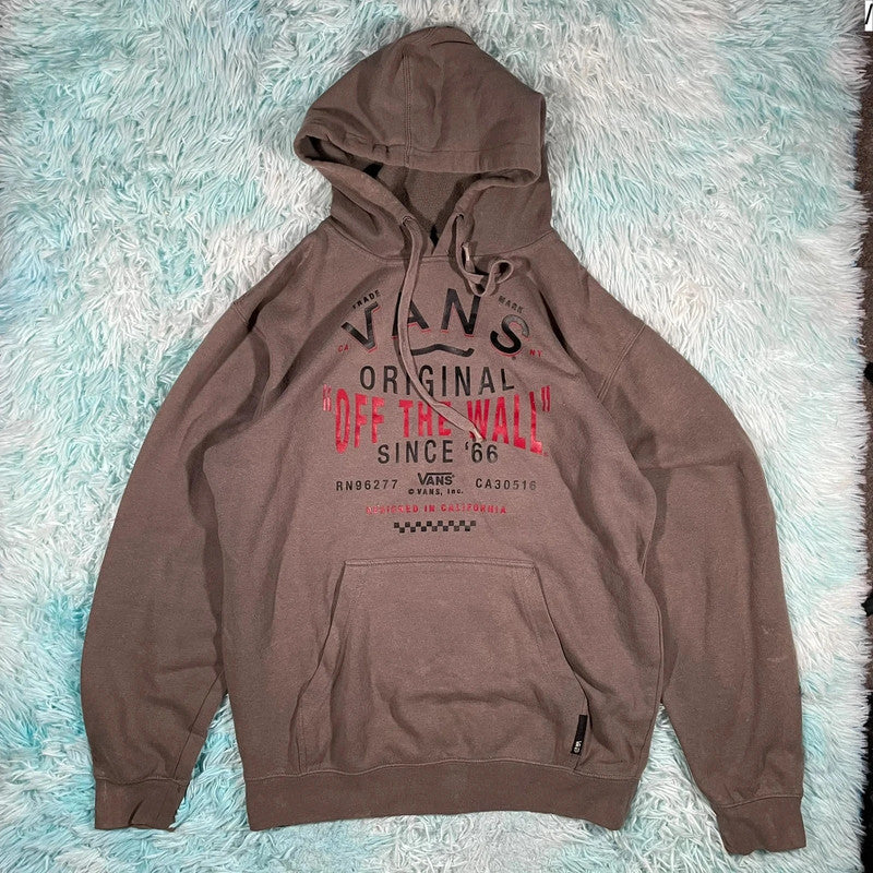 Brown Vans Hoodie - Medium