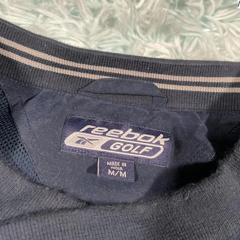 Vintage Navy Reebok Windbreaker Pullover - Medium