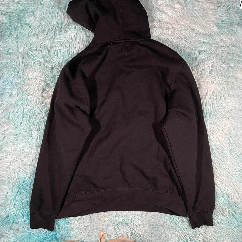 Black Russell Athletic Blank Hoodie - Large