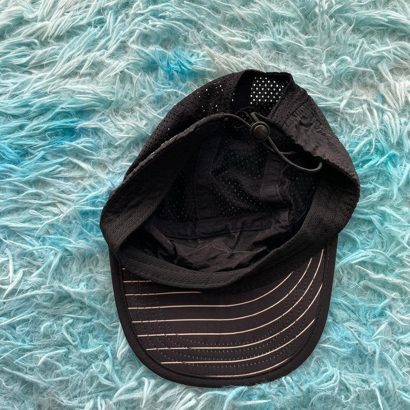 Black Puresport Run Club Running Cap