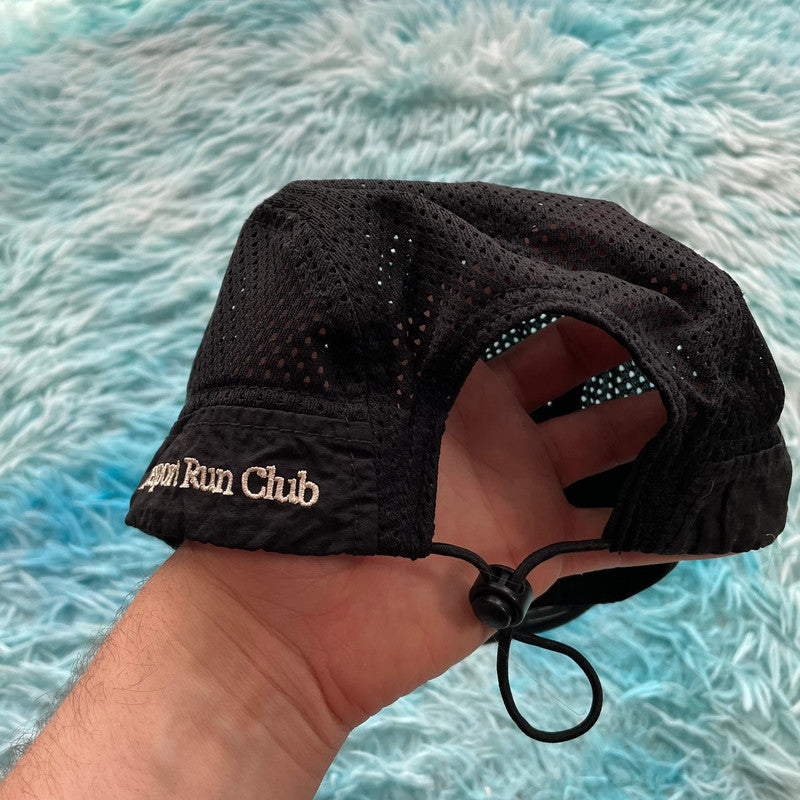 Black Puresport Run Club Running Cap