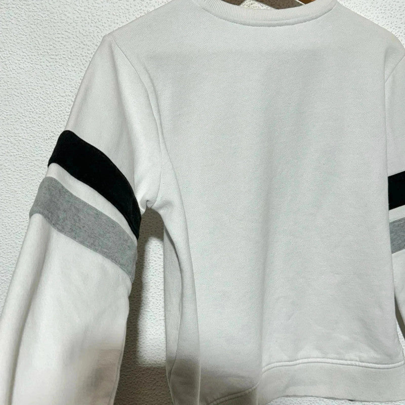 White Fila Sweatshirt Spellout -